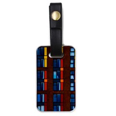 Architecture Color Colour Windows Luggage Tag (one Side) by Pakrebo