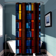 Architecture Color Colour Windows Shower Curtain 36  X 72  (stall)  by Pakrebo