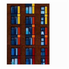 Architecture Color Colour Windows Large Garden Flag (two Sides) by Pakrebo