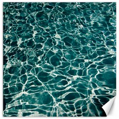 Pool Swimming Pool Water Blue Canvas 16  X 16 