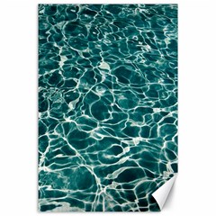 Pool Swimming Pool Water Blue Canvas 24  X 36  by Pakrebo