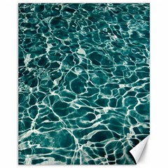 Pool Swimming Pool Water Blue Canvas 11  X 14  by Pakrebo