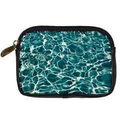 Pool Swimming Pool Water Blue Digital Camera Leather Case by Pakrebo