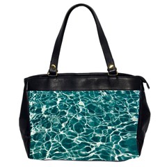 Pool Swimming Pool Water Blue Oversize Office Handbag (2 Sides) by Pakrebo