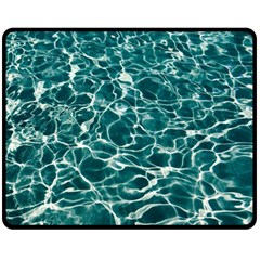 Pool Swimming Pool Water Blue Fleece Blanket (medium)  by Pakrebo