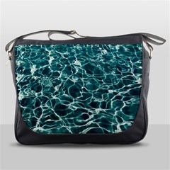 Pool Swimming Pool Water Blue Messenger Bag by Pakrebo