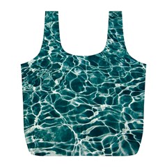 Pool Swimming Pool Water Blue Full Print Recycle Bag (l) by Pakrebo