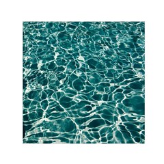 Pool Swimming Pool Water Blue Small Satin Scarf (square) by Pakrebo