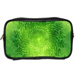 Pagan Mandala Seamless Tileable Green Toiletries Bag (Two Sides) Back