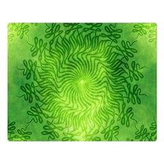 Pagan Mandala Seamless Tileable Green Double Sided Flano Blanket (large)  by Pakrebo