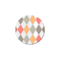 Non Seamless Pattern Diamond Shape Golf Ball Marker by Pakrebo