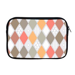 Non Seamless Pattern Diamond Shape Apple Macbook Pro 17  Zipper Case by Pakrebo