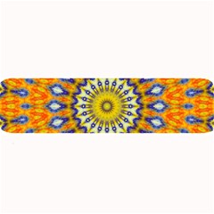 Fractal Kaleidoscope Mandala Large Bar Mats by Pakrebo