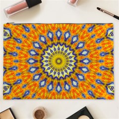 Fractal Kaleidoscope Mandala Cosmetic Bag (xxl)