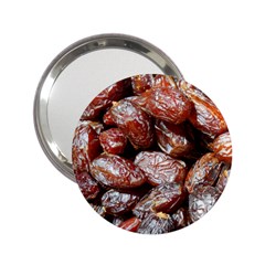 Dates Fruit Sweet Dry Food 2 25  Handbag Mirrors by Pakrebo