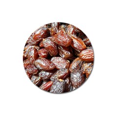 Dates Fruit Sweet Dry Food Magnet 3  (Round)