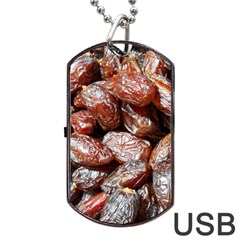 Dates Fruit Sweet Dry Food Dog Tag USB Flash (Two Sides)