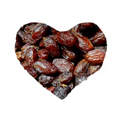 Dates Fruit Sweet Dry Food Standard 16  Premium Flano Heart Shape Cushions