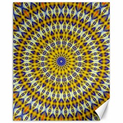 Fractal Kaleidoscope Mandala Canvas 16  X 20  by Pakrebo