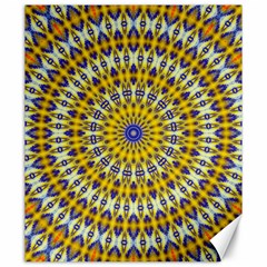 Fractal Kaleidoscope Mandala Canvas 20  X 24  by Pakrebo