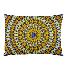 Fractal Kaleidoscope Mandala Pillow Case (two Sides) by Pakrebo