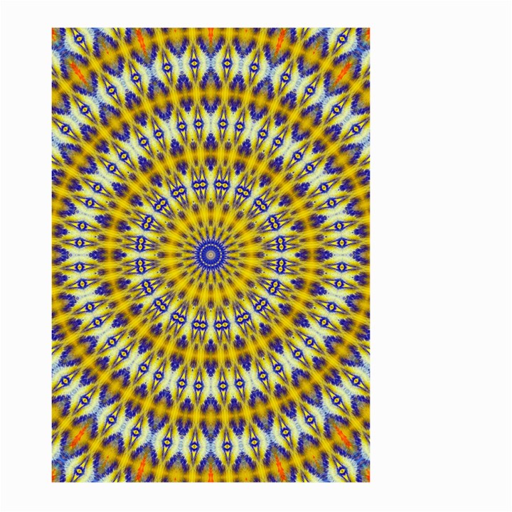 Fractal Kaleidoscope Mandala Large Garden Flag (Two Sides)