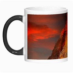 Switzerland Zermatt Mountains Snow Morph Mugs by Pakrebo