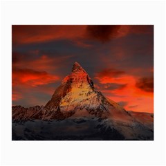 Switzerland Zermatt Mountains Snow Small Glasses Cloth by Pakrebo