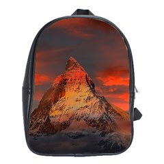 Switzerland Zermatt Mountains Snow School Bag (xl) by Pakrebo