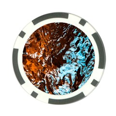 Water The Waves Brook Wallpaper Poker Chip Card Guard (10 pack)