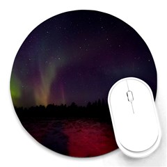 Beautiful Aurora Round Mousepads by Pakrebo