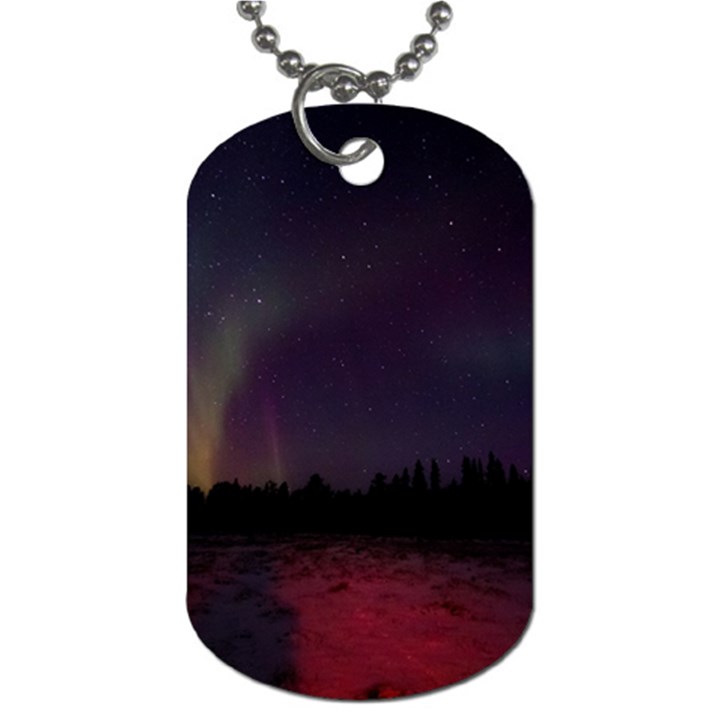 Beautiful Aurora Dog Tag (One Side)