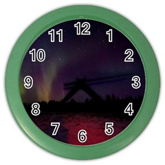 Beautiful Aurora Color Wall Clock by Pakrebo