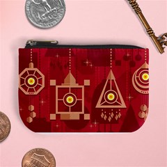 Background Objects Stylized Mini Coin Purse by Pakrebo