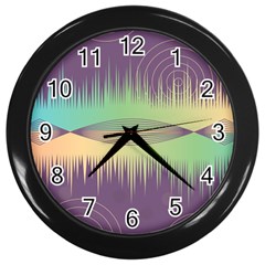 Background Abstract Non Seamless Wall Clock (black) by Pakrebo