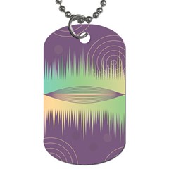 Background Abstract Non Seamless Dog Tag (two Sides) by Pakrebo