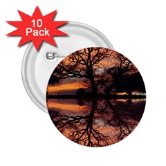 Aurora Sunset Sun Landscape 2 25  Buttons (10 Pack)  by Pakrebo