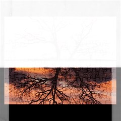 Aurora Sunset Sun Landscape Rectangular Jigsaw Puzzl by Pakrebo