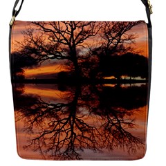 Aurora Sunset Sun Landscape Flap Closure Messenger Bag (s) by Pakrebo