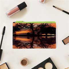 Aurora Sunset Sun Landscape Cosmetic Bag (xs) by Pakrebo