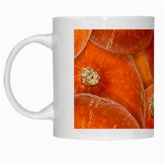 Pumpkin Halloween Fall Thanksgiving White Mugs by Pakrebo