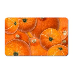 Pumpkin Halloween Fall Thanksgiving Magnet (rectangular) by Pakrebo