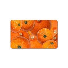 Pumpkin Halloween Fall Thanksgiving Magnet (name Card) by Pakrebo