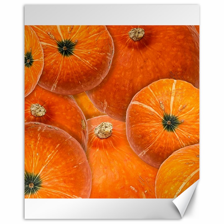 Pumpkin Halloween Fall Thanksgiving Canvas 16  x 20 