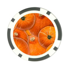 Pumpkin Halloween Fall Thanksgiving Poker Chip Card Guard by Pakrebo