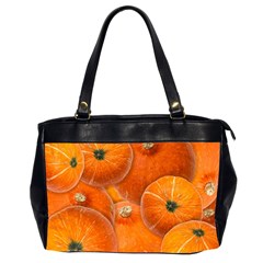 Pumpkin Halloween Fall Thanksgiving Oversize Office Handbag (2 Sides) by Pakrebo