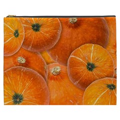 Pumpkin Halloween Fall Thanksgiving Cosmetic Bag (xxxl) by Pakrebo