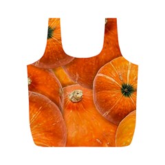 Pumpkin Halloween Fall Thanksgiving Full Print Recycle Bag (m) by Pakrebo