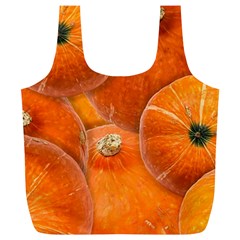 Pumpkin Halloween Fall Thanksgiving Full Print Recycle Bag (xl) by Pakrebo