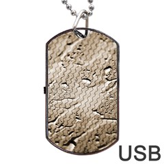 Structure Reference Material Rain Dog Tag Usb Flash (two Sides) by Pakrebo